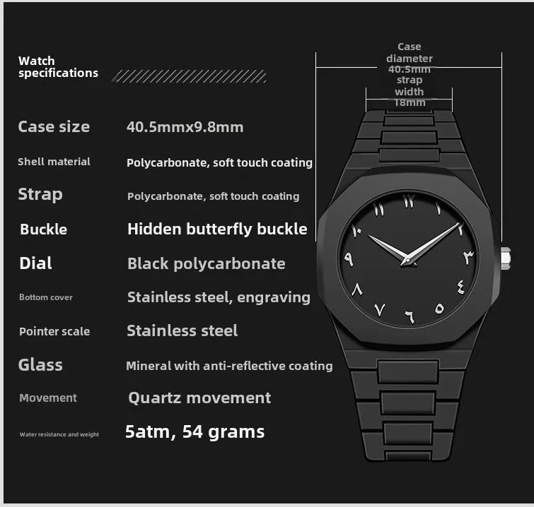 Arabic Watch For Men - Image 3
