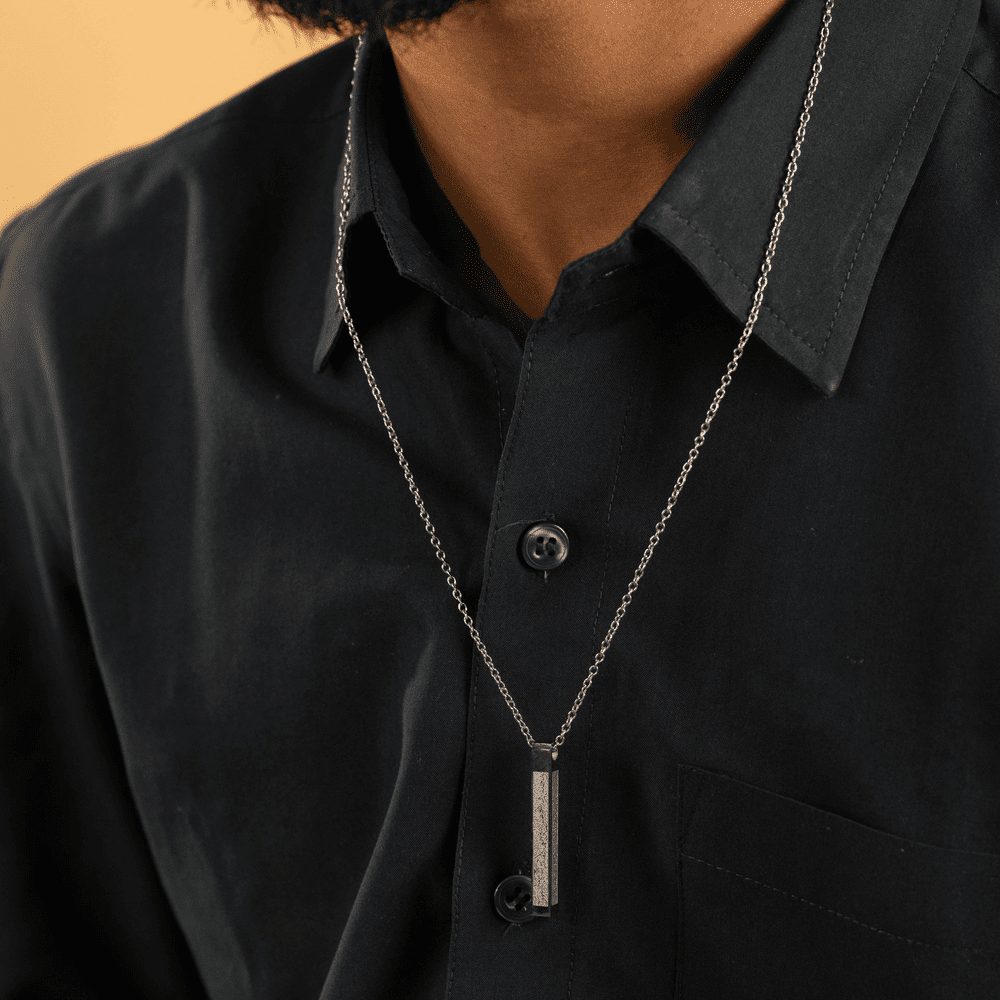 Ayatul Kursi Islamic Bar Block Necklace - Image 6